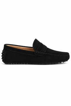 Herren Driver Mokassins Schwarz – Penny-Design