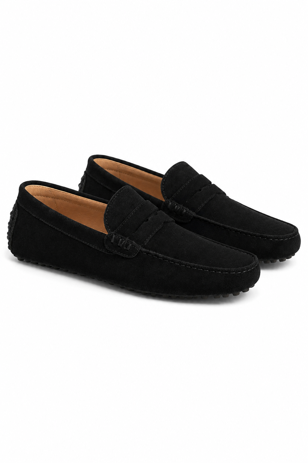 Herren Driver Mokassins Schwarz – Penny-Design
