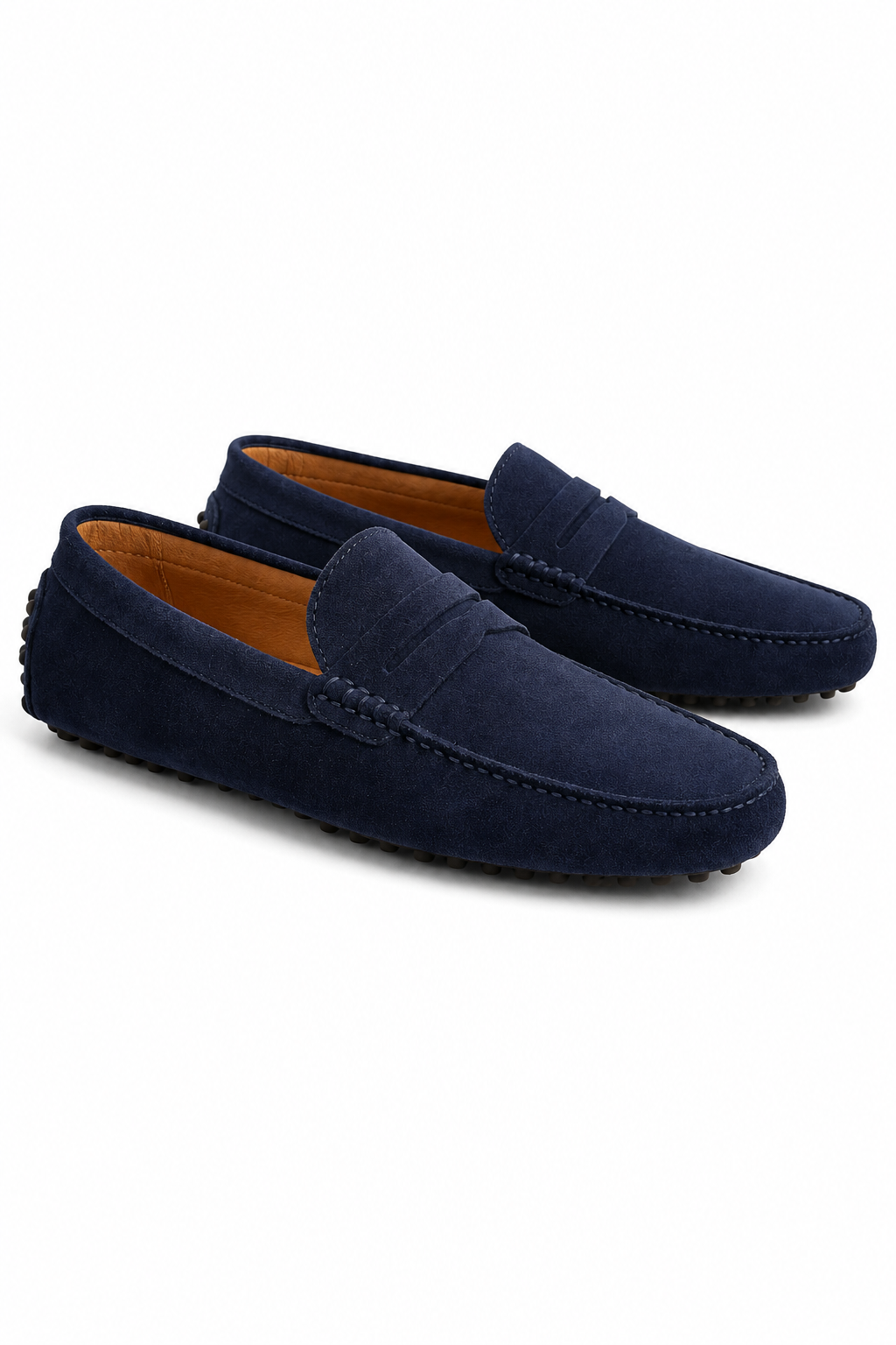 Herren Driver Mokassins Dunkelblau – Penny-Design