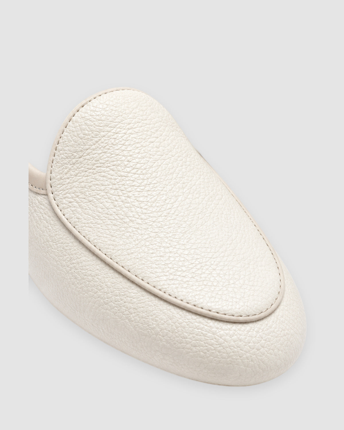 Herren Loafer in Lederoptik mit Narbung – Weiß, Bild 5
