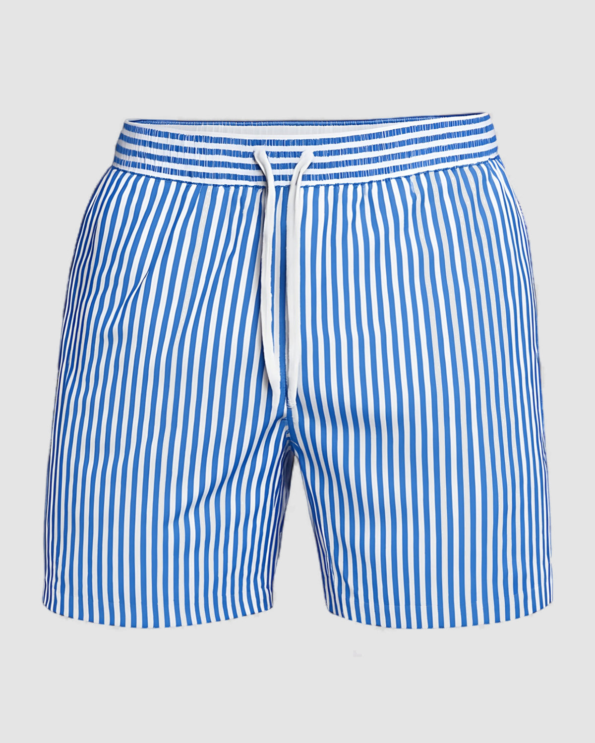 Herren Badeshorts gestreift in Blau