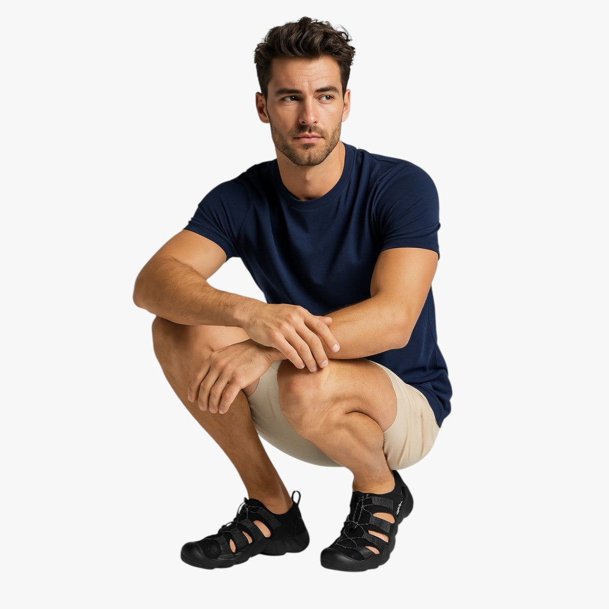 Herren Sandalen Sommer Leder