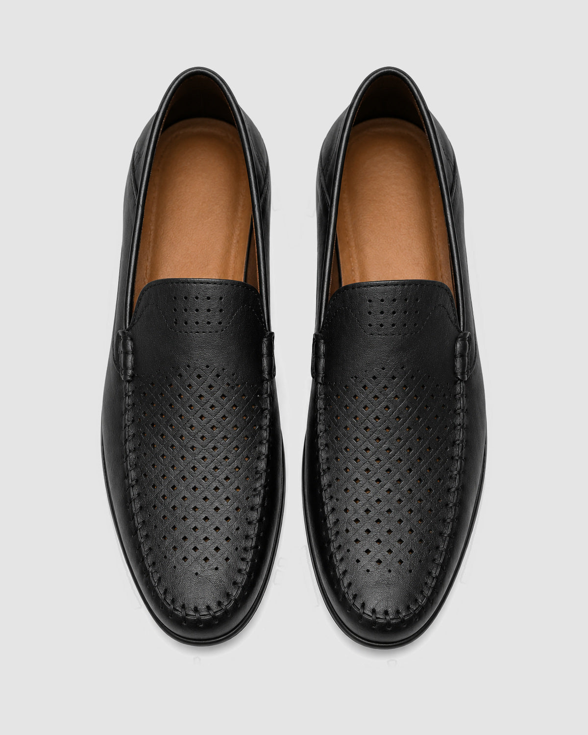 Herren Loafer aus Echtleder, Slip-On – Schwarz, Bild 3