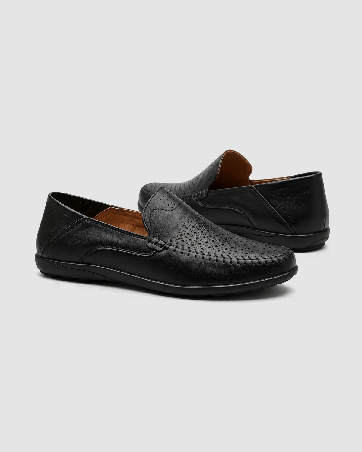 Herren Loafer aus Echtleder, Slip-On – Schwarz, Bild 5