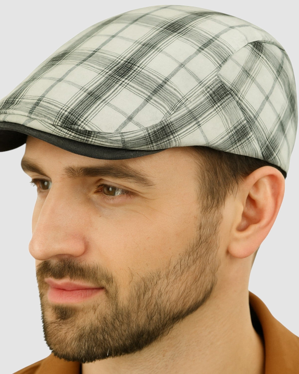 Herren Schirmmütze aus Baumwolle mit Tartan-Karo, Unisex, Bild 3