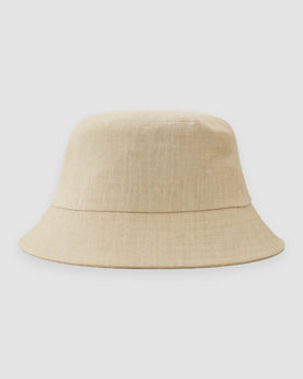 Herren Fischerhut aus Leinen für den Sommer – Sand