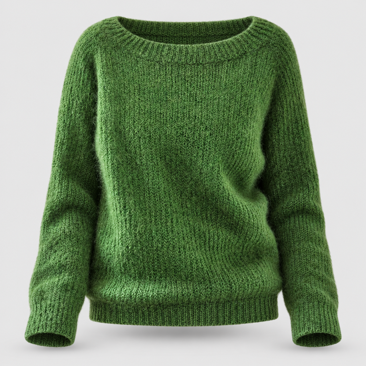 Women's Relaxed Fit Knit Sweater - Casual Pullover