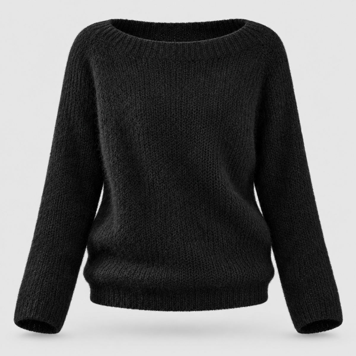 Women's Relaxed Fit Knit Sweater - Casual Pullover