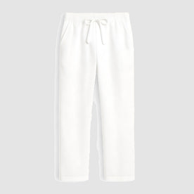 Herren Leinenhose mit Gummizug in Weiß