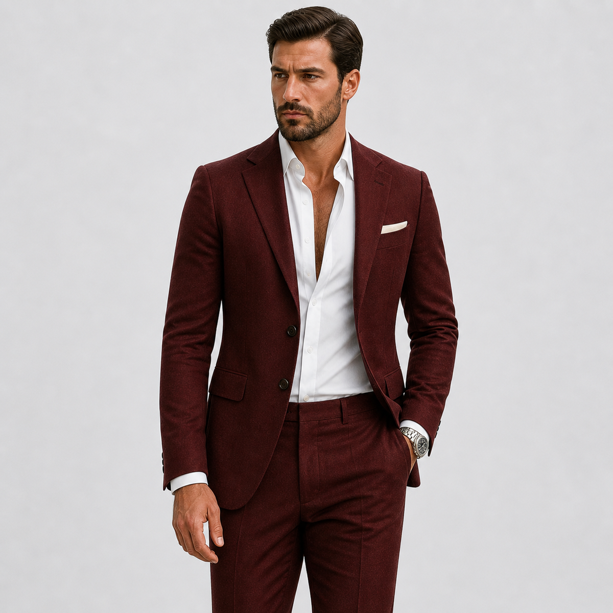 Herrenanzug Zweiteilig Polyester