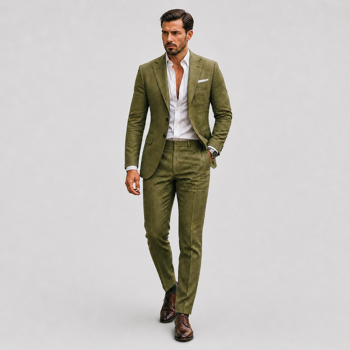 Herrenanzug Zweiteilig Polyester