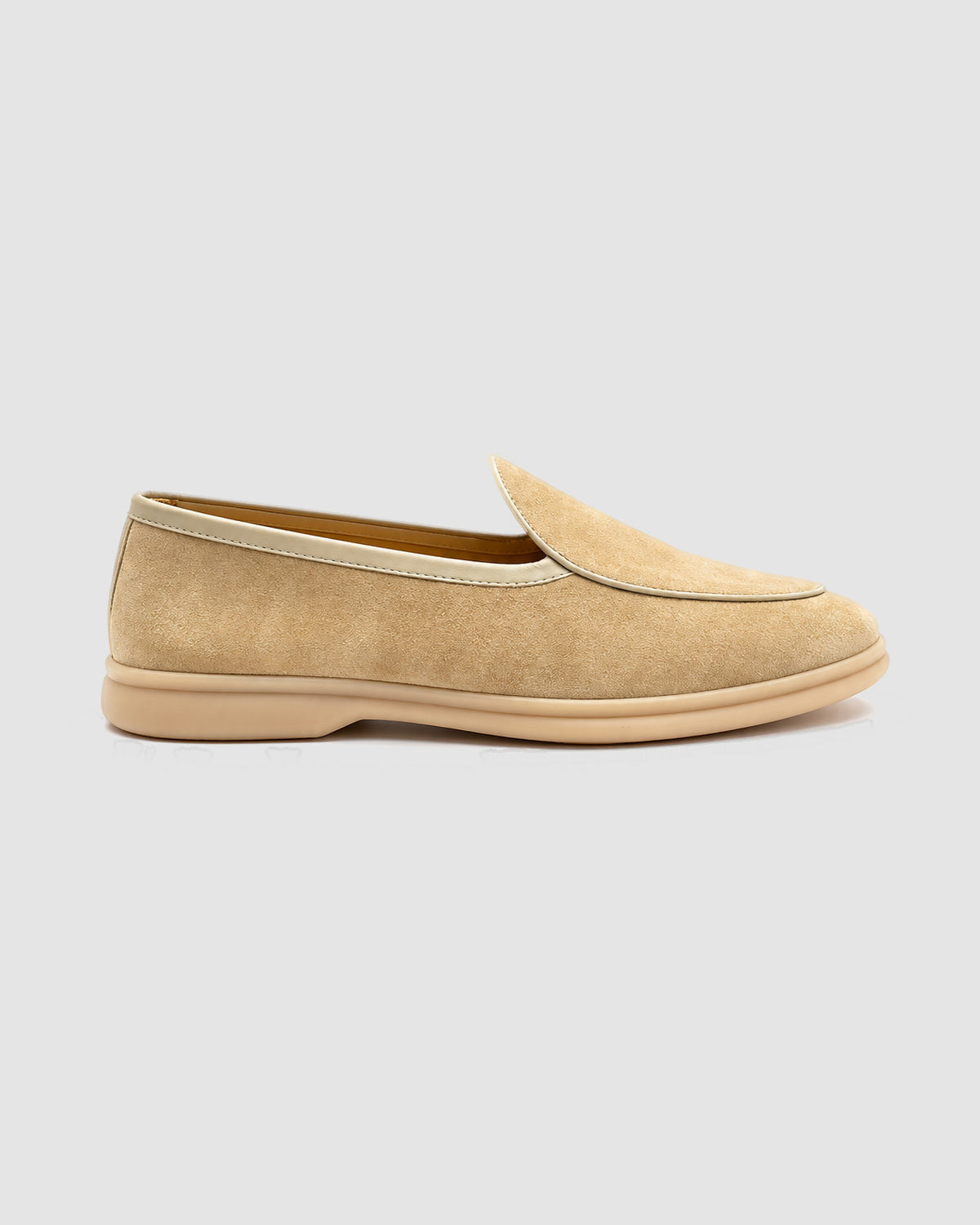 Herren Loafer in Velours-Optik, Slip-On – Khaki, Bild 1