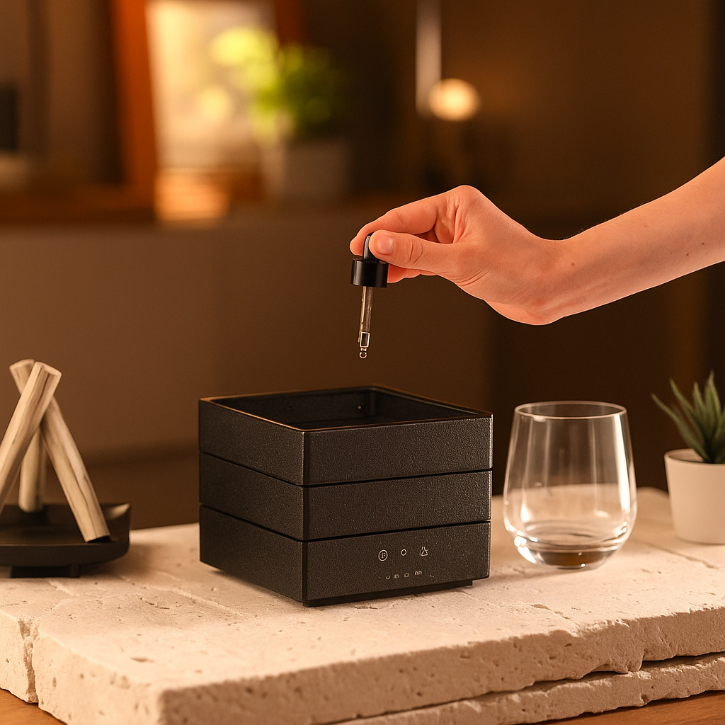 Lagerfeuer-Aroma-Diffusor – Flammeneffekt-Duftdiffusor
