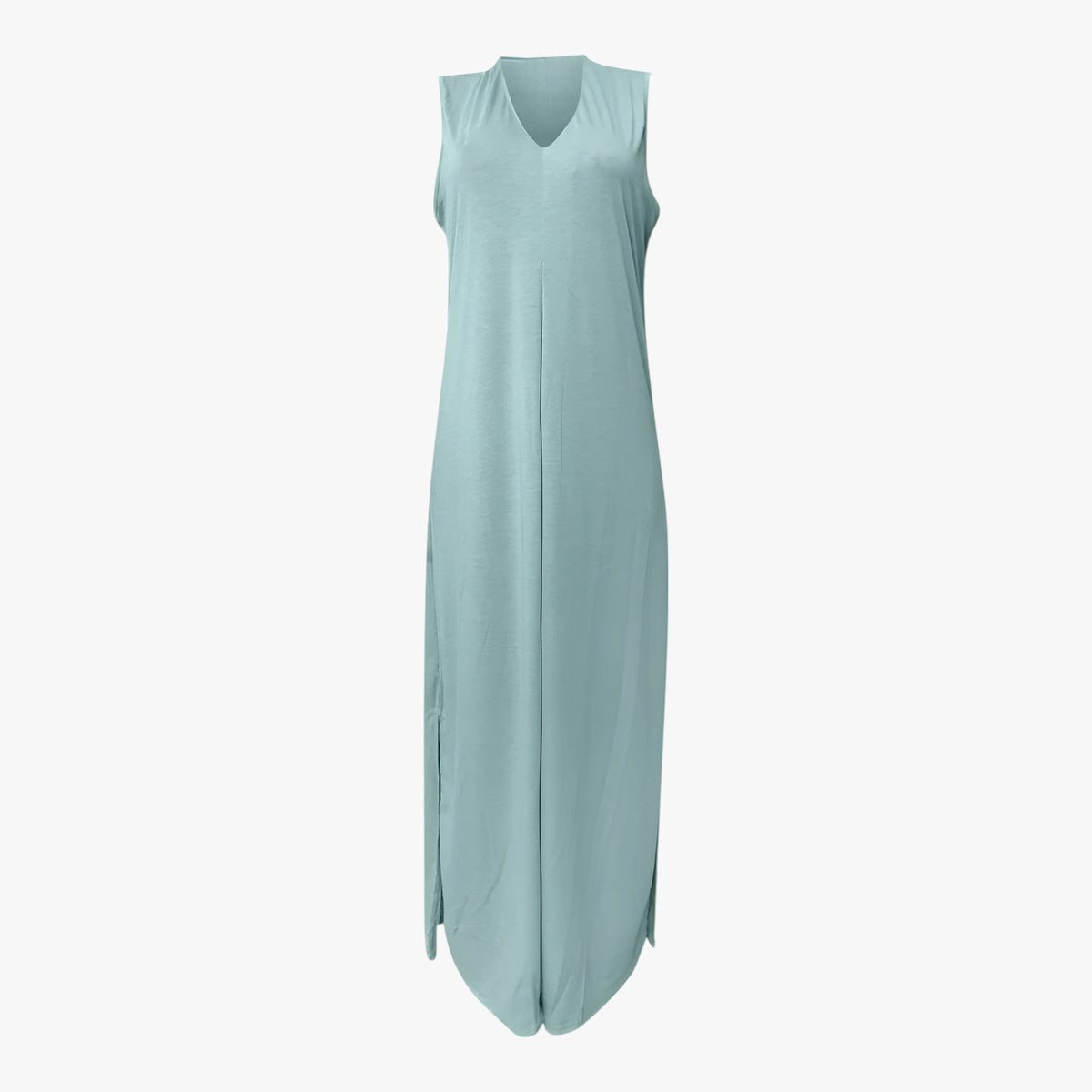 Damen Maxikleid Elegant Ärmellos