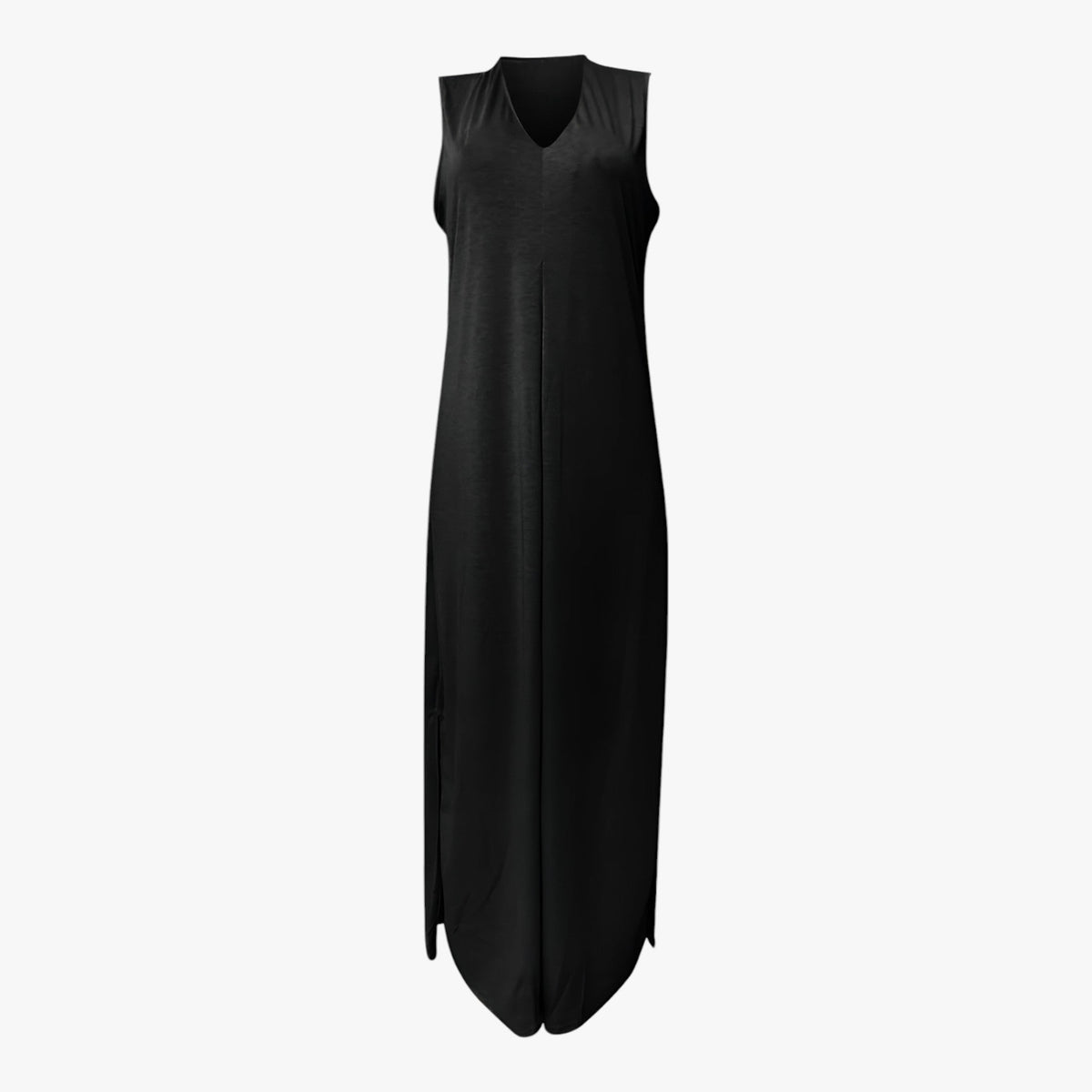 Damen Maxikleid Elegant Ärmellos