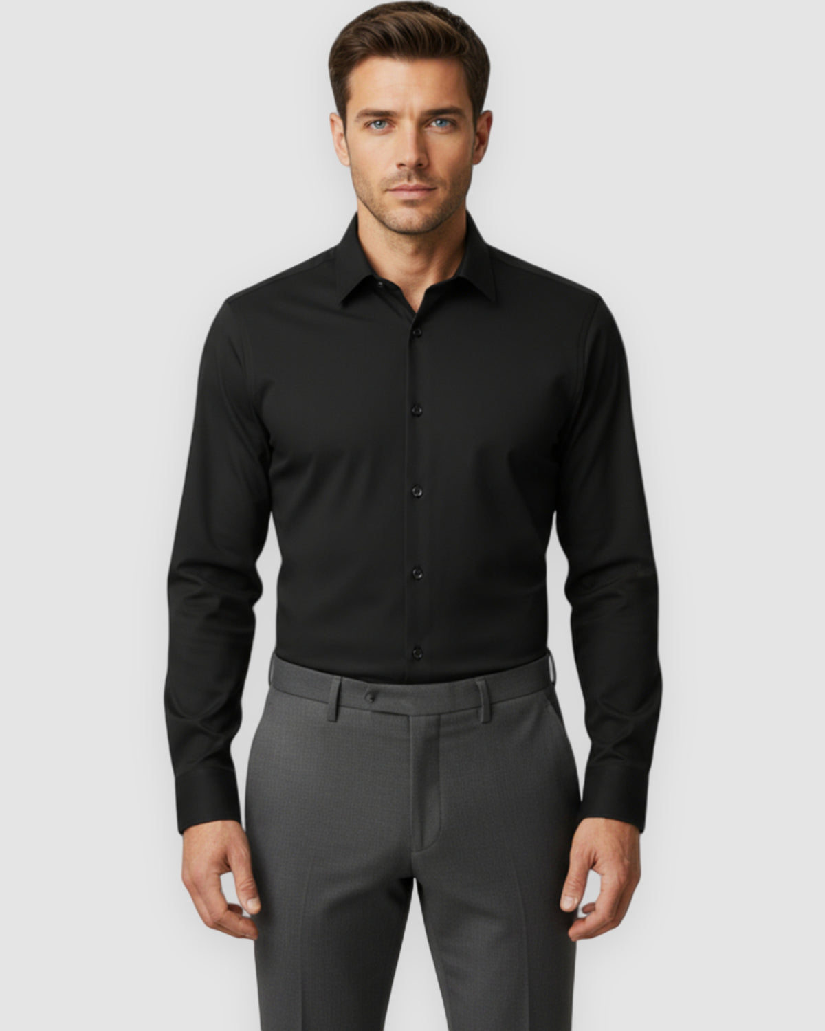 Herren Hemd Langarm, elastisch, Bild 9