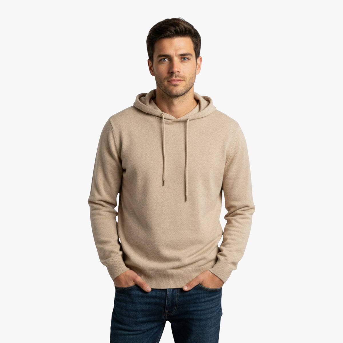 Herren Kapuzenpullover Merinowolle