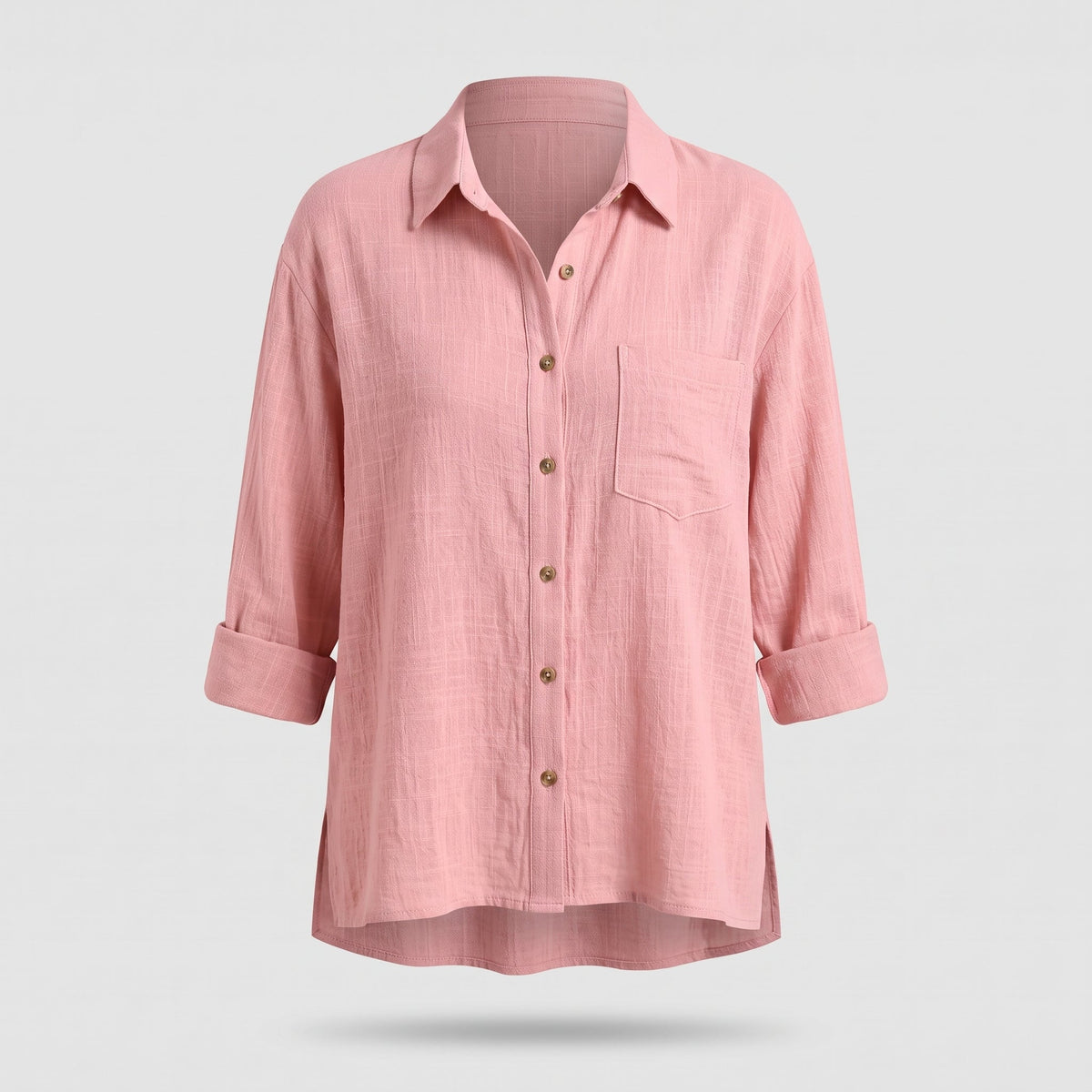 Women's Relaxed Fit Shirt - Loose Casual Blouse