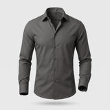 Men's Slim Fit Shirt - Casual Button-Down