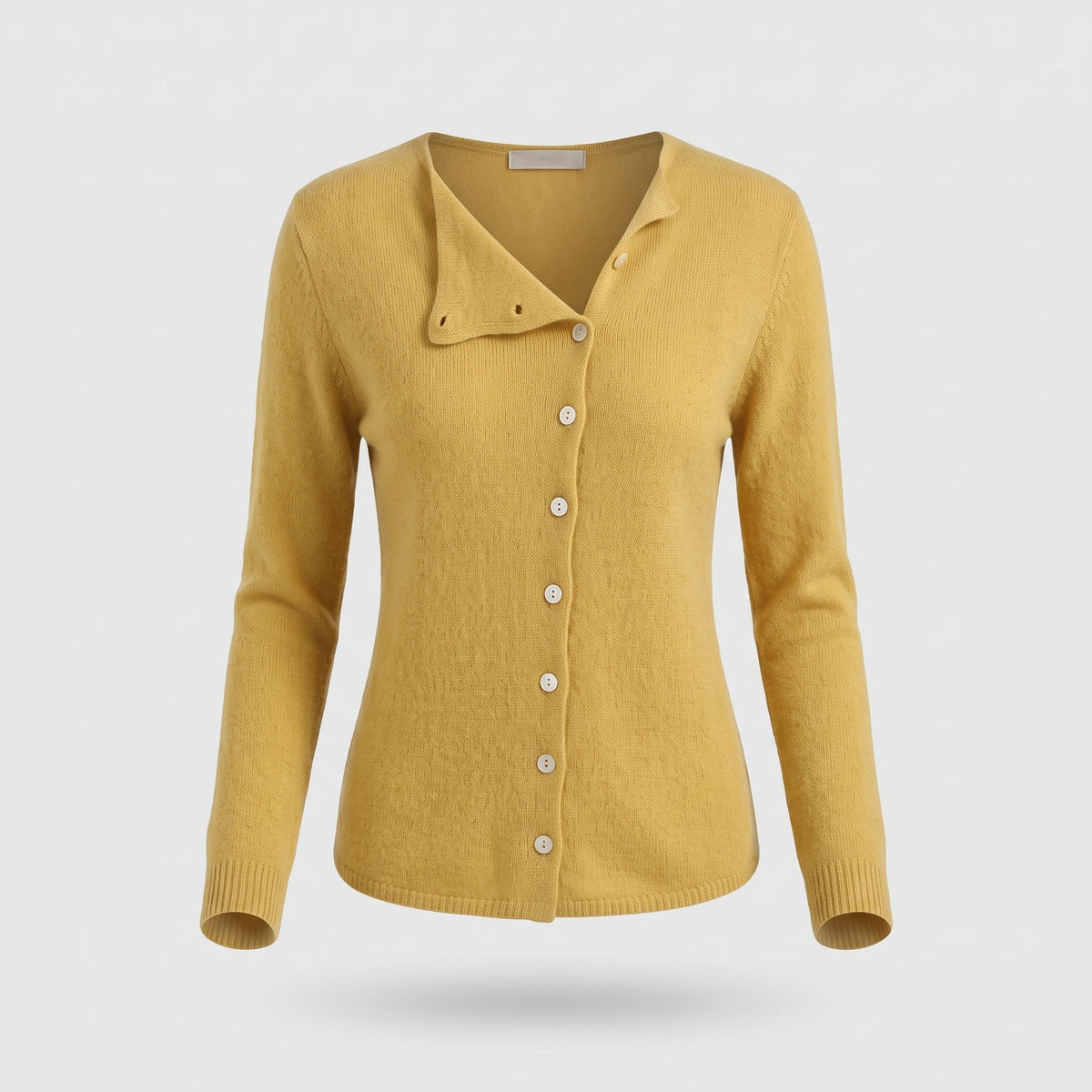 Women's Elegant Wool Cardigan - Lightweight Layering Piece
