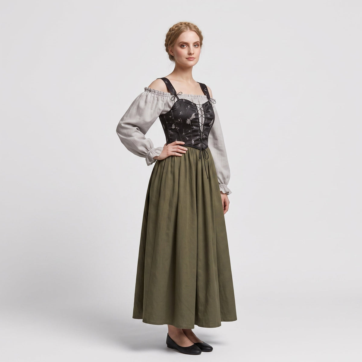 Trachtenkleid mit Puffärmeln