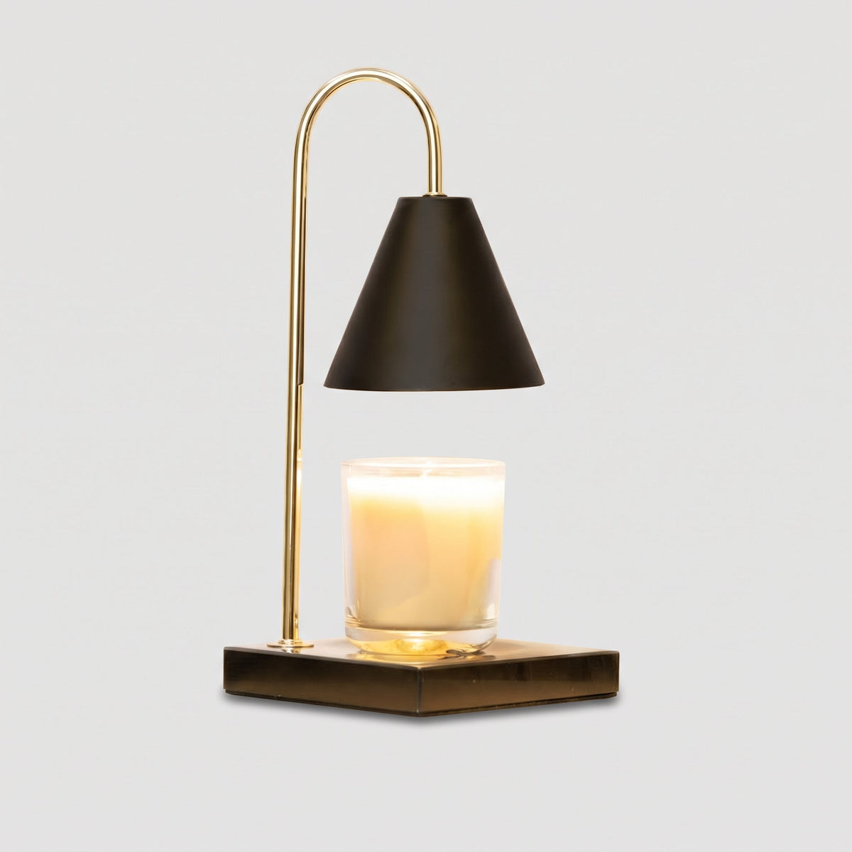 Marmor-Duftlampe – Flammenlose Wachsschmelzlampe mit Timer