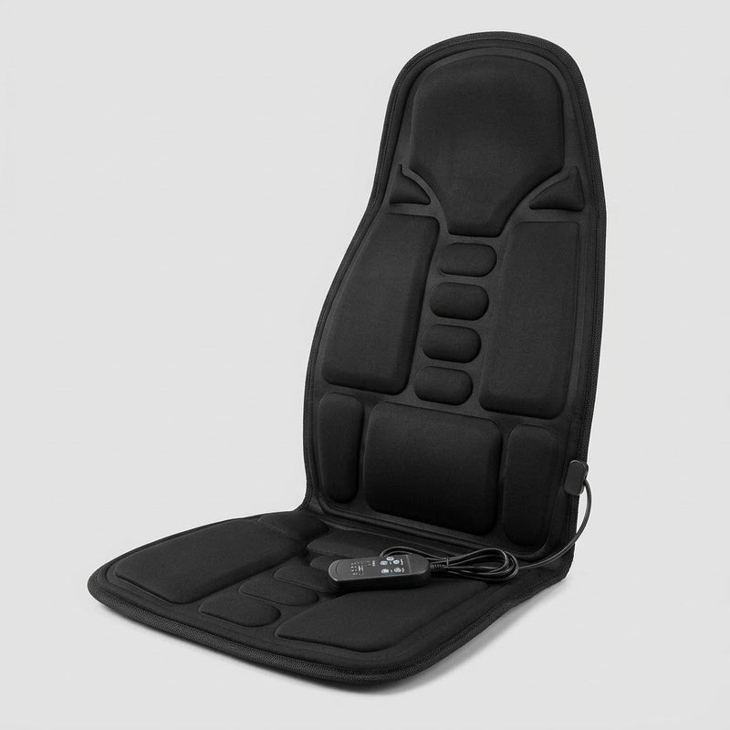 Beheizte Massage-Sitzauflage mit 8 Massagezonen – Auto & Zuhause