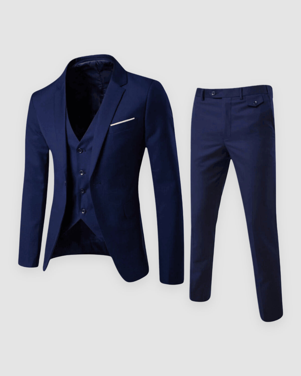 Herren Anzug Slim Fit, dreiteilig, Bild 6