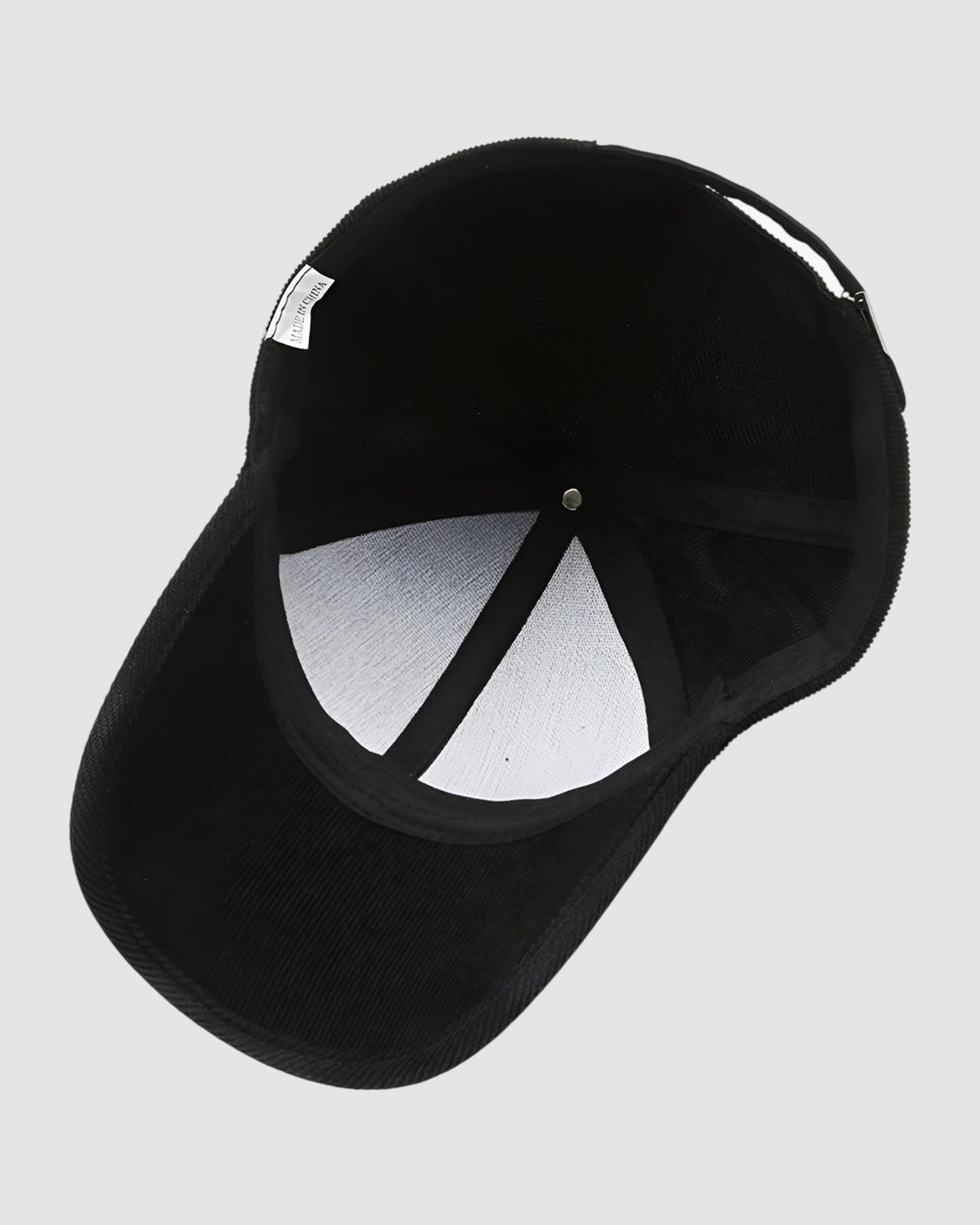 Herren Snapback Cap aus Cord, verstellbar – Olivgrün, Bild 2