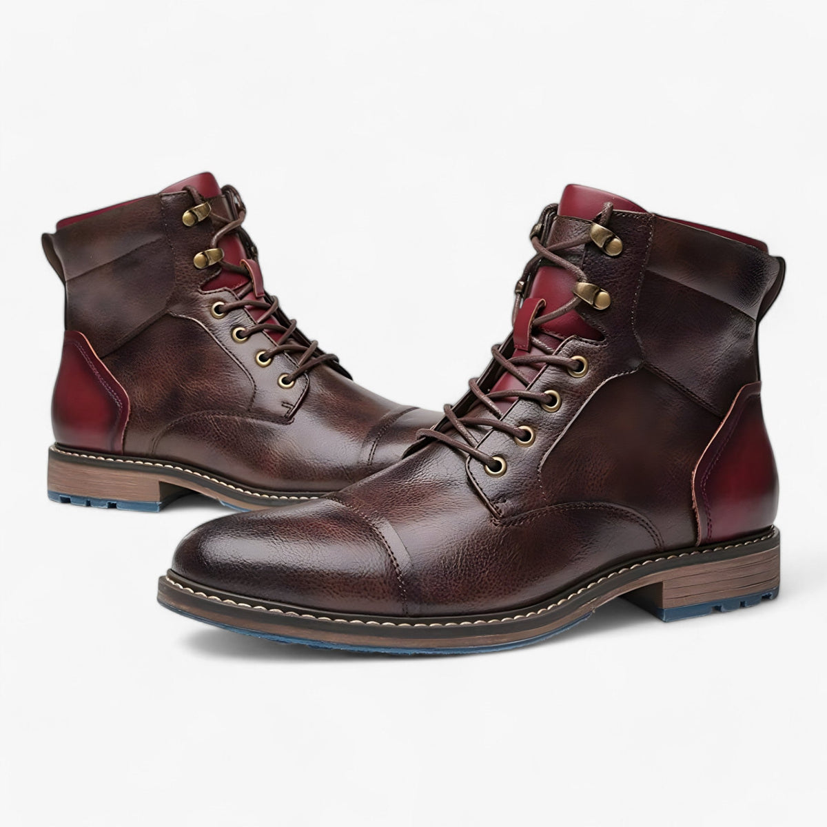 Herren Oxford Stiefel Leder