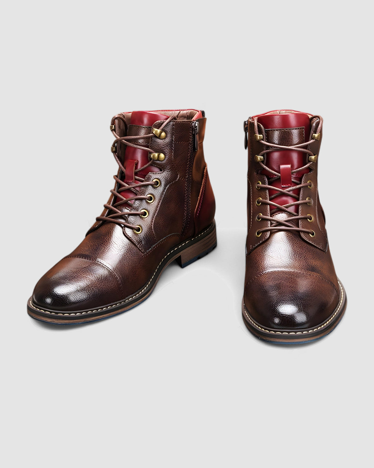 Herren Oxford-Stiefel aus Leder, Bild 4