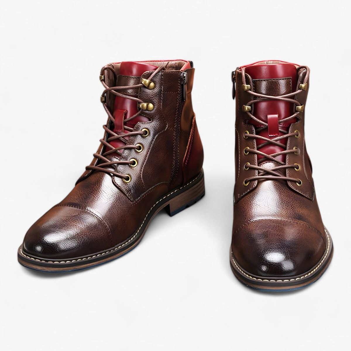 Herren Oxford Stiefel Leder