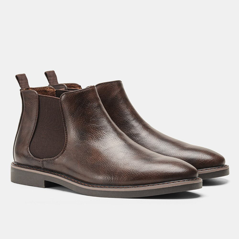 Herren Chelsea-Boots mit elastischen Seiteneinsätzen