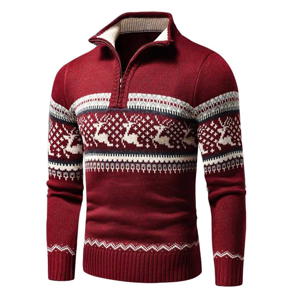 Herren Pullover mit Reißverschluss