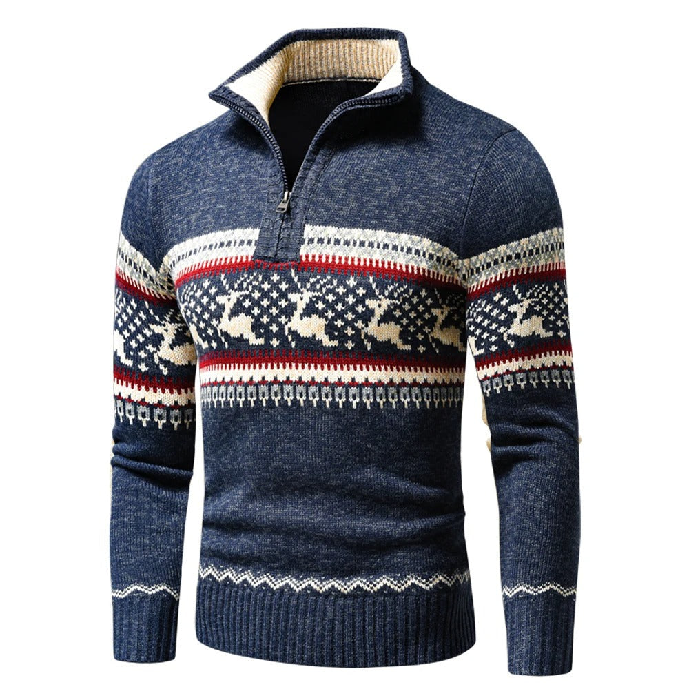 Herren Pullover mit Reißverschluss