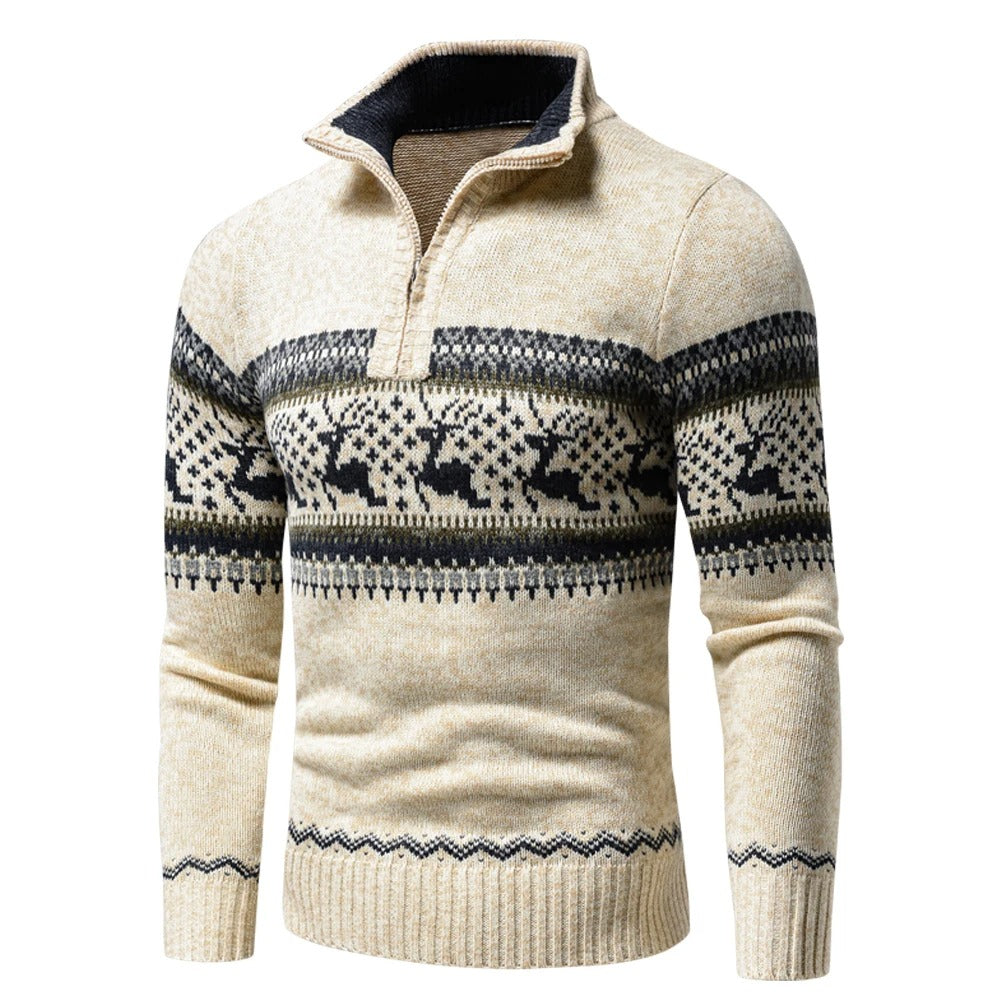 Herren Pullover mit Reißverschluss