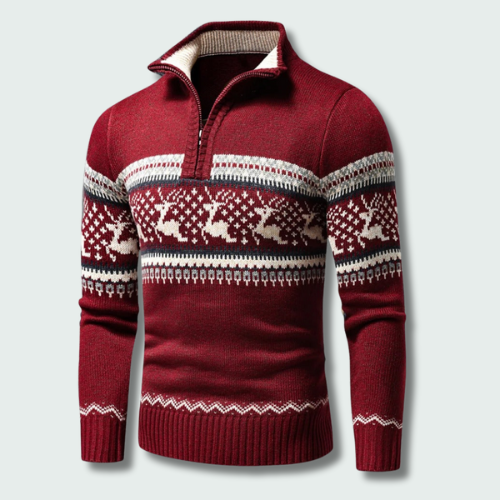 Herren Pullover mit Reißverschluss