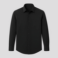 Herren Hemd Elastisch Langarm