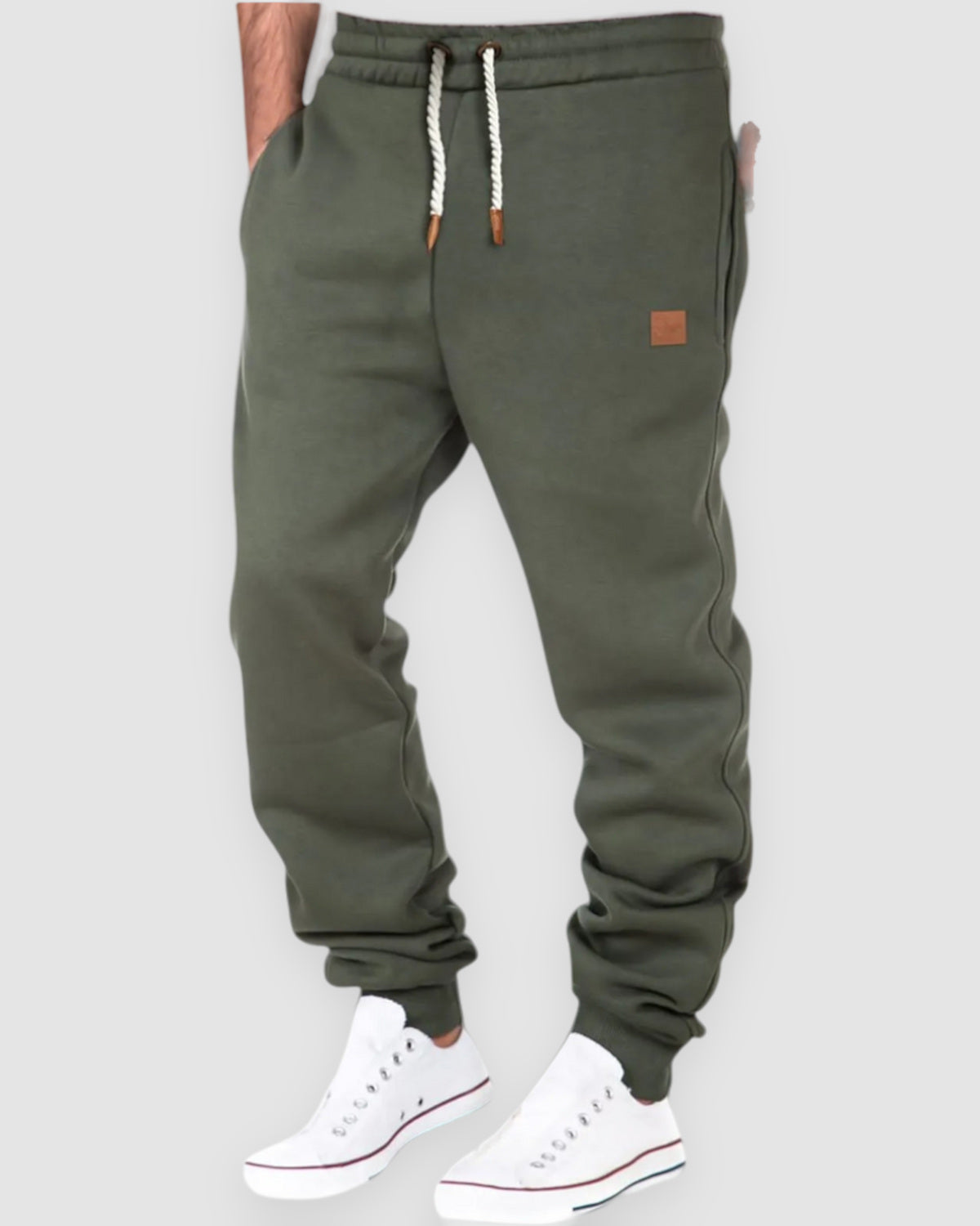 Herren Jogginghose casual – Marineblau in Grün
