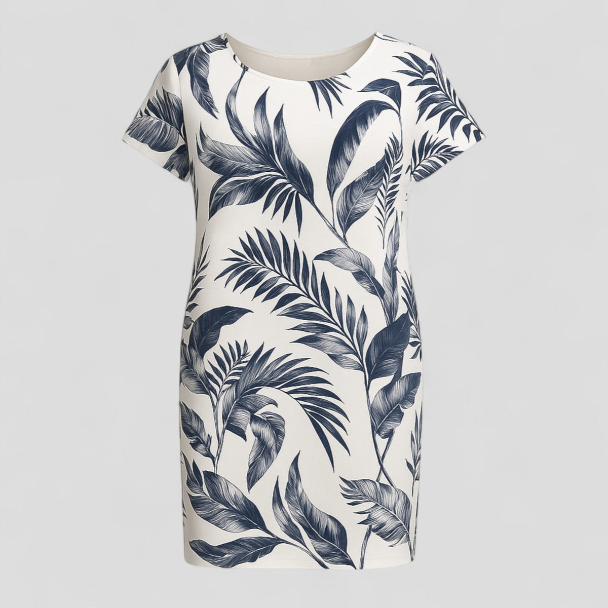 Damen Kleid Polyester mit Print