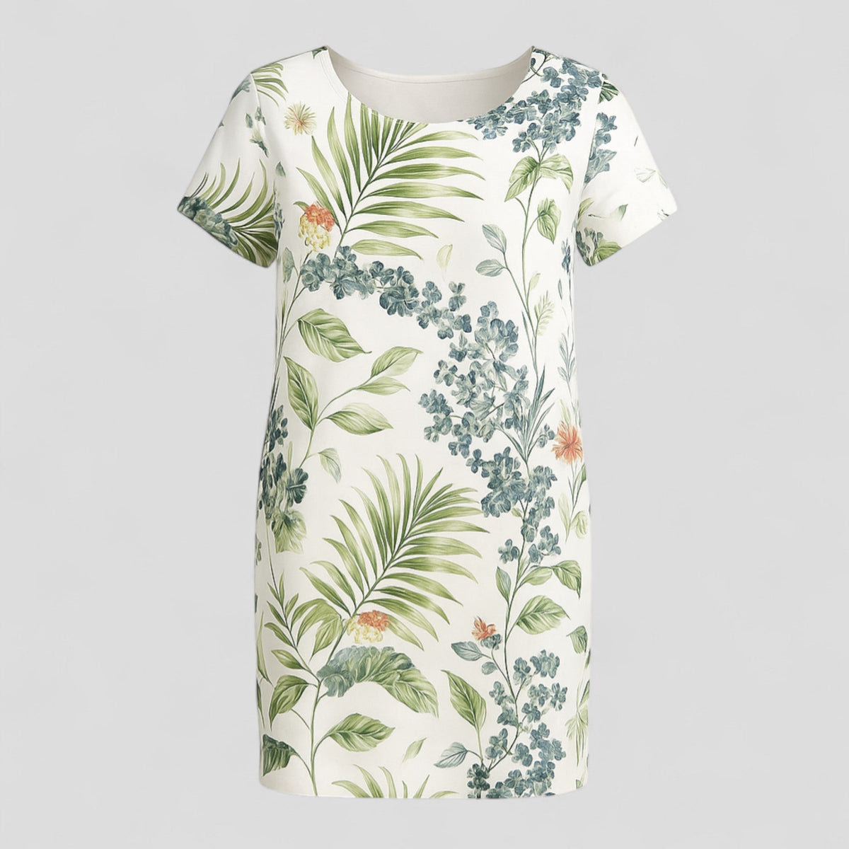 Damen Kleid Polyester mit Print