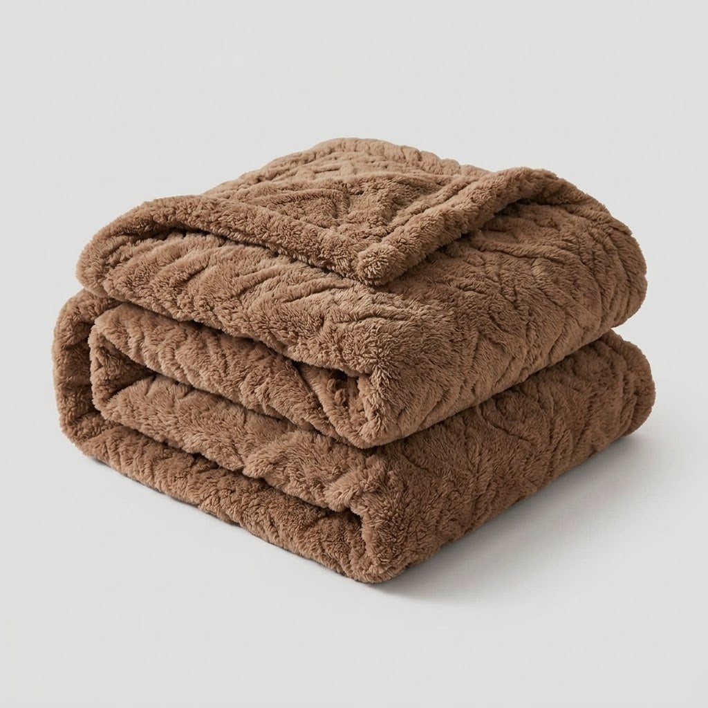 Dicke Lammwoll-Winterdecke – Ultra-Warme Kuscheldecke
