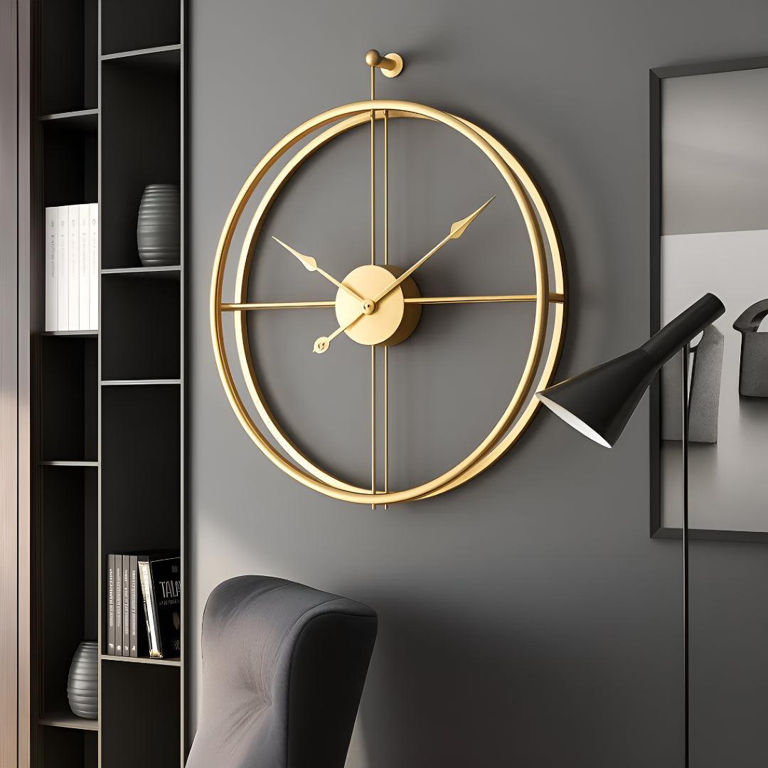 Große Lautlose Wanduhr – Modernes Minimalistisches Design
