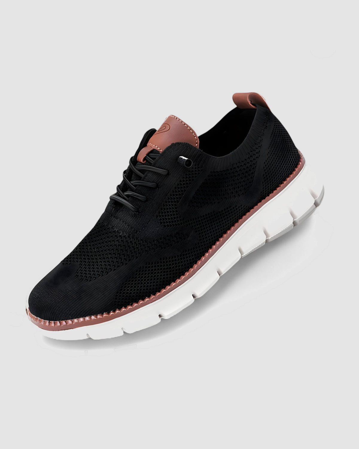 Herren Schuhe elegant und atmungsaktiv in Schwarz