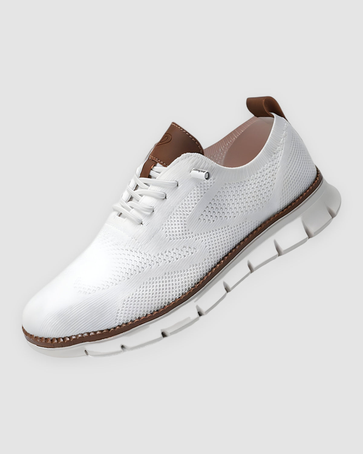 Herren Schuhe elegant und atmungsaktiv in Weiß