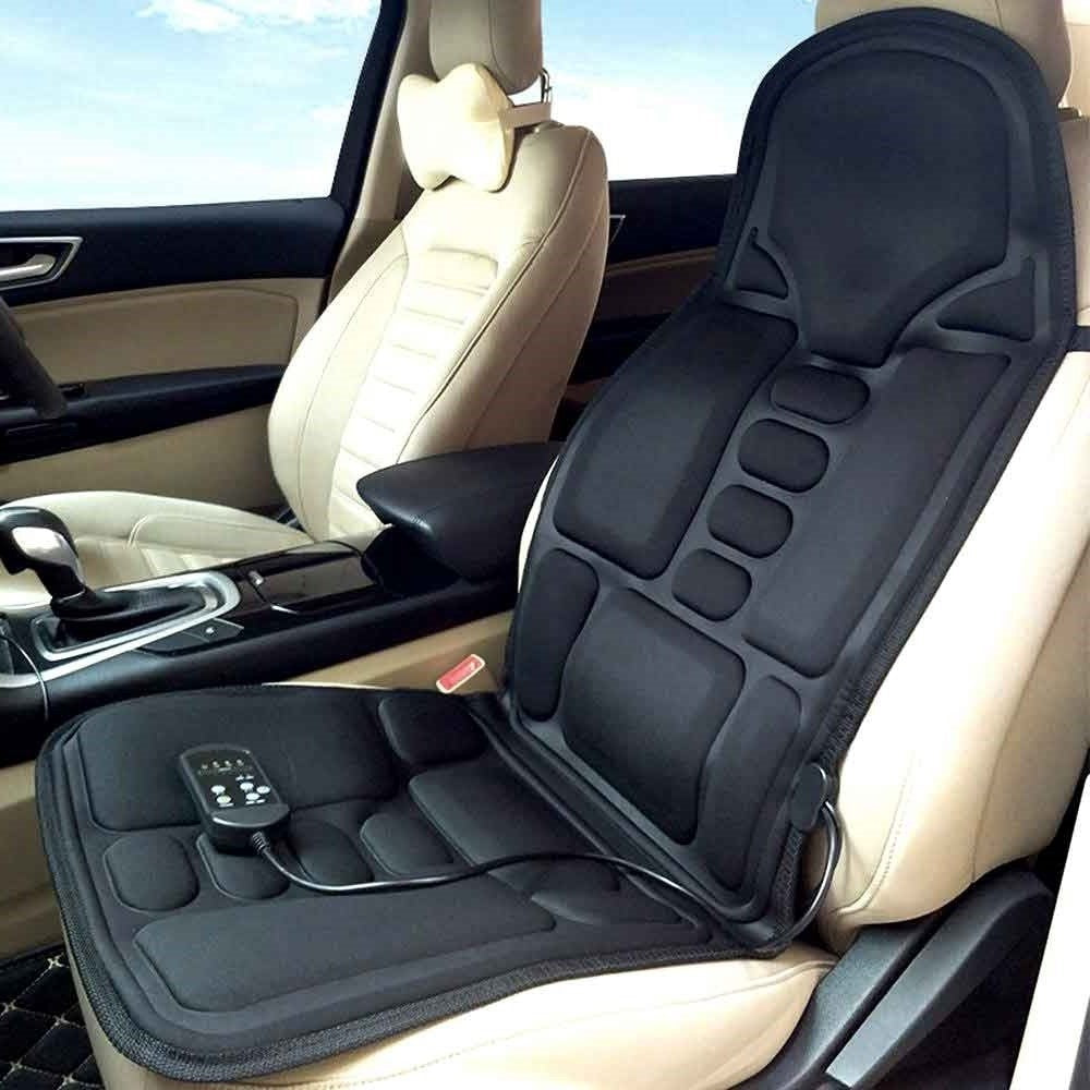 Beheizte Massage-Sitzauflage mit 8 Massagezonen – Auto & Zuhause