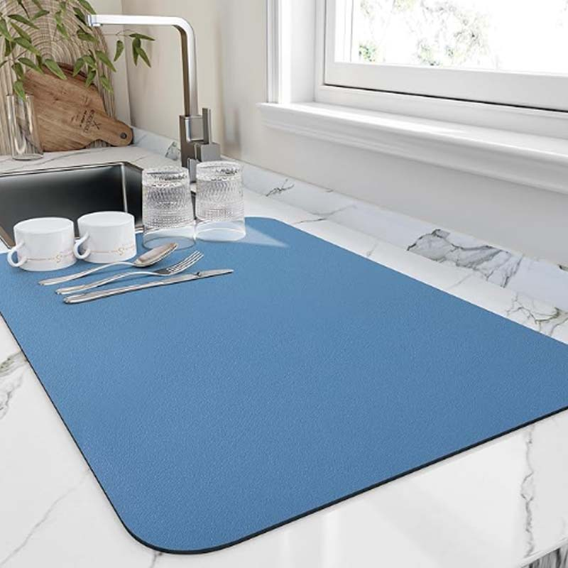 Kitchen Drying Mat Water Absorbent Dish Drying Pad