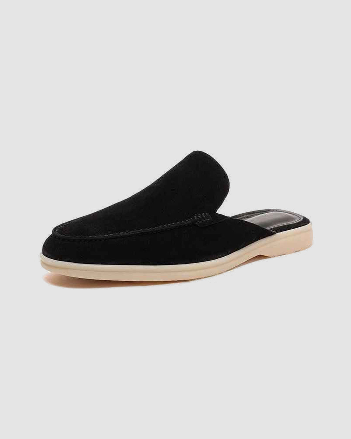 Herren Mokassins vielseitig, Slip-On in Schwarz