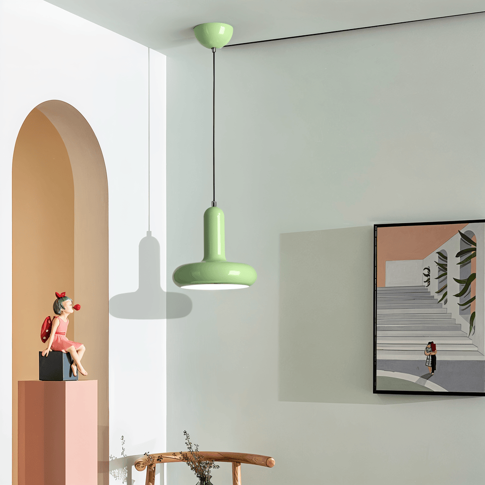 RetroPop Deckenlampe im Bauhaus-Stil, Macaron-Farben – Ansicht 4