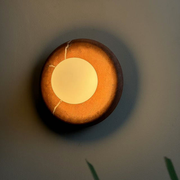 Marble Wall Sconce Modern Indoor LED Wall Light Elegant Fixture